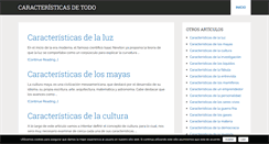 Desktop Screenshot of caracteristicasde.net