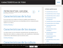 Tablet Screenshot of caracteristicasde.net